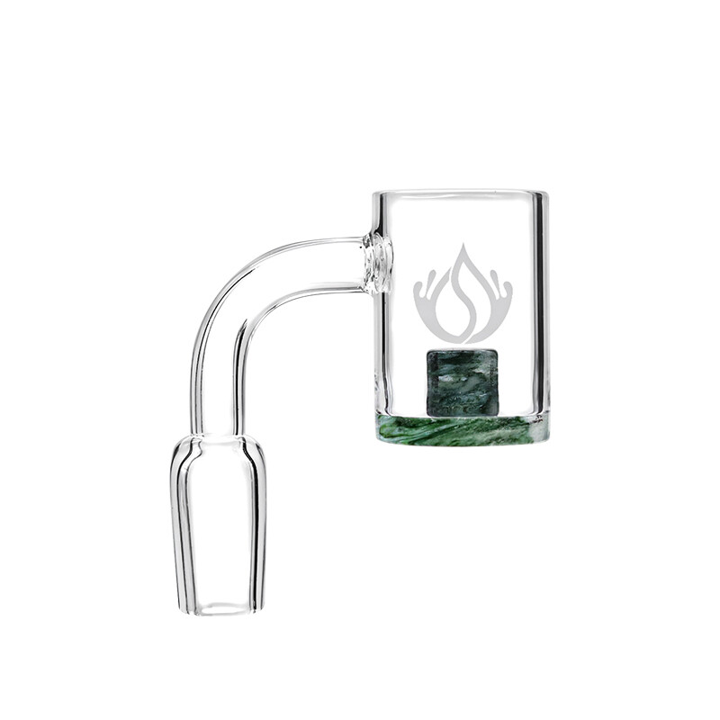 Social Marble Based Core Reactor Quartz Banger (Q583) | 14mm | Male
