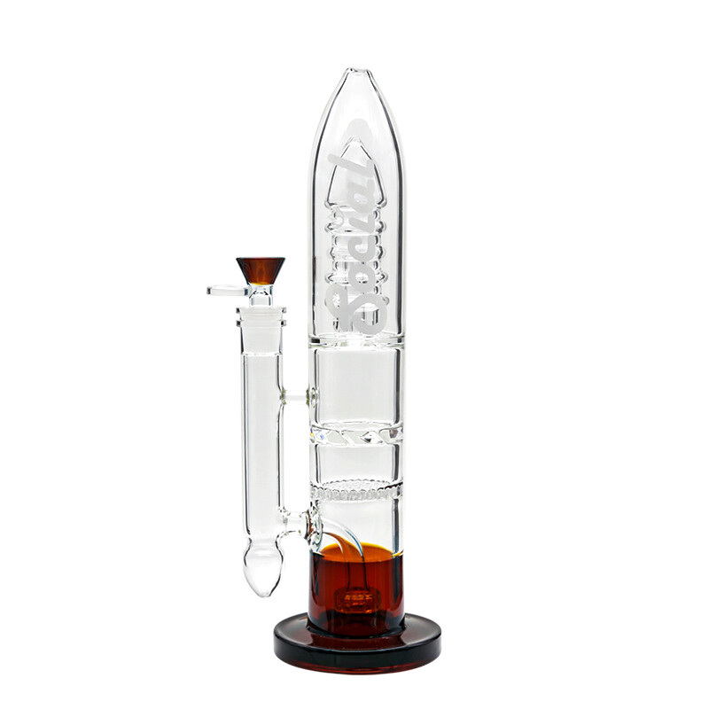 Social MORPHLING Rocket Waterpipe (A7-01) | 12 inch, Color: Amber