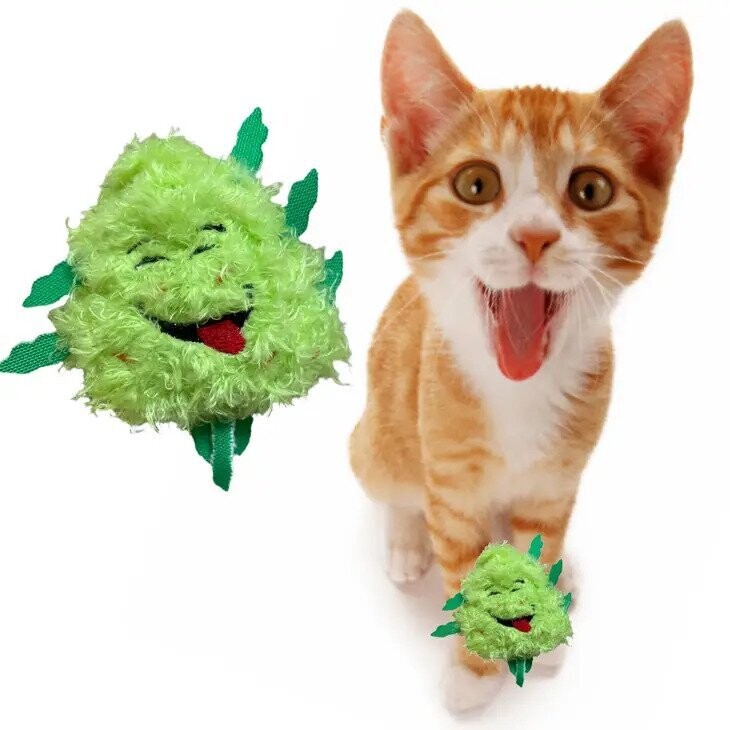 Bud Jr The Weed Nug Cat Toy