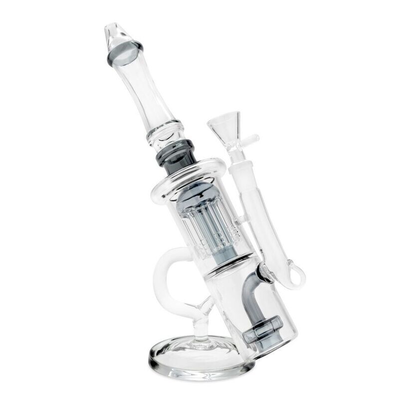 12&quot; Diagonal Waterpipe w/ Shower and Tree Perc