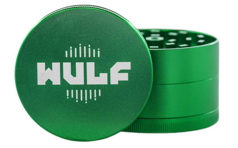 65mm 4 Piece Grinder by Wulf, Color: Green