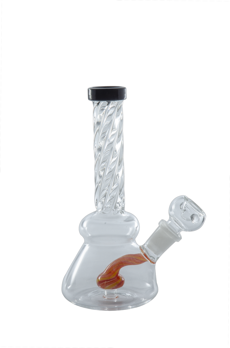 6&quot; Waterpipe w/ Twist and worked Perc