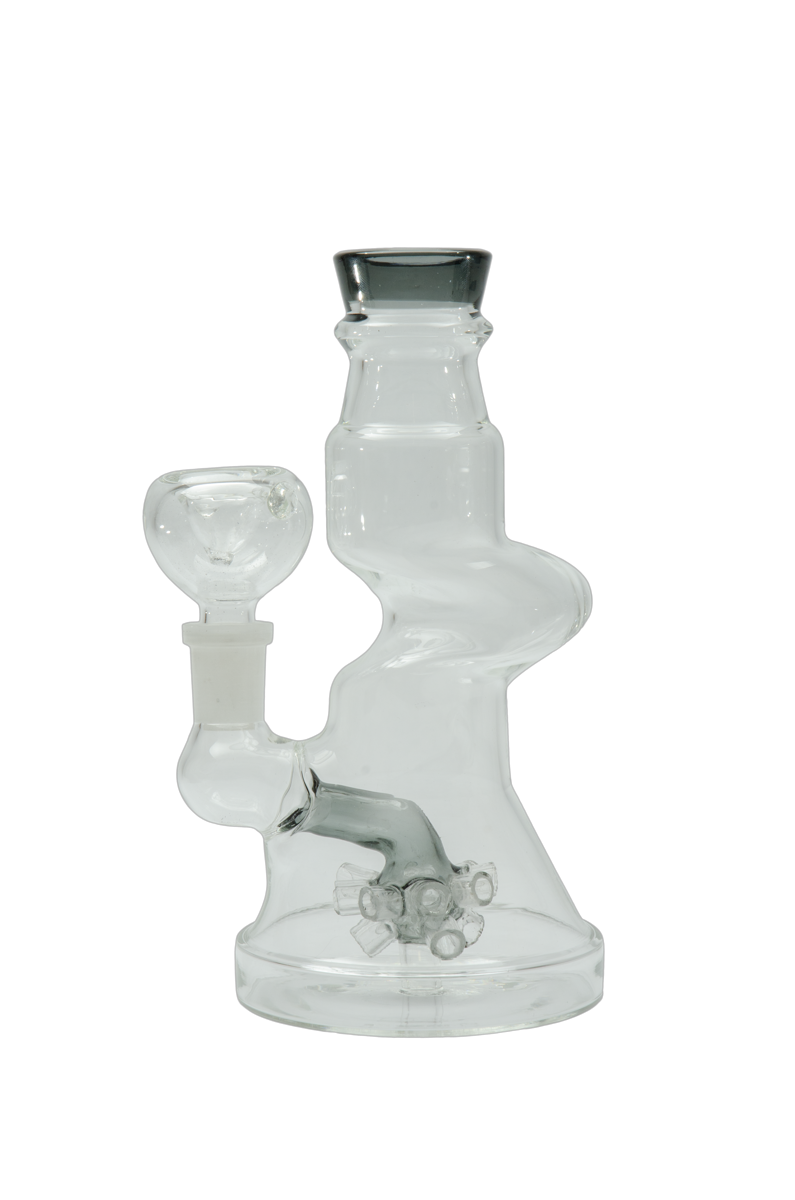 6&quot; Zig Zag waterpipe w/ Sprinkler perc