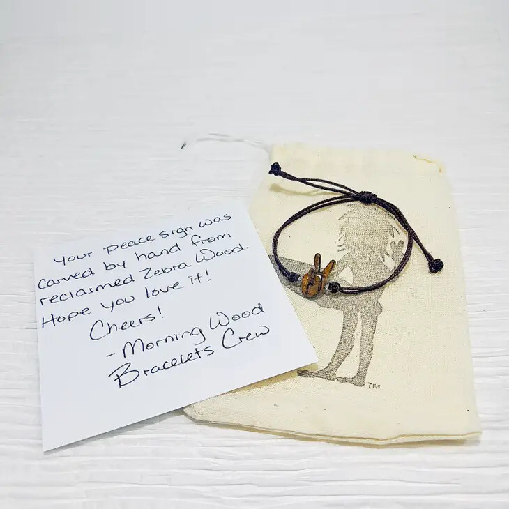 Peace Bracelet, Color: Black