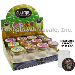 Glass Storage Jars  - Sugar Skulls (2.5&quot; x 2&quot;)
