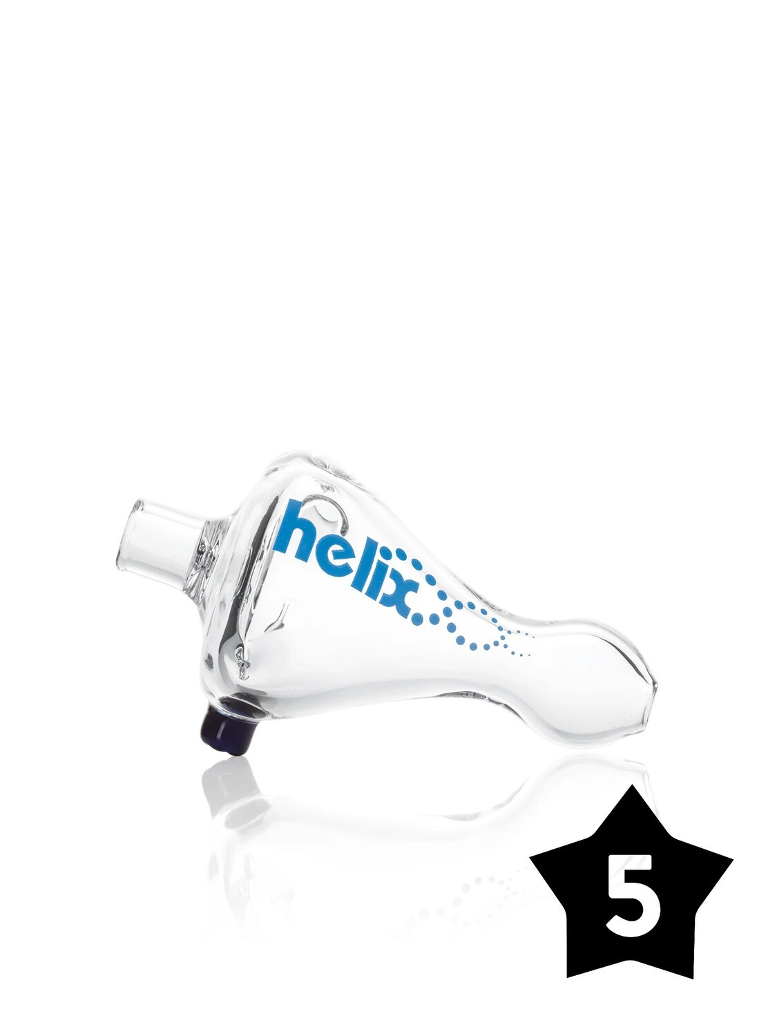 3" Helix Chillum - Clear