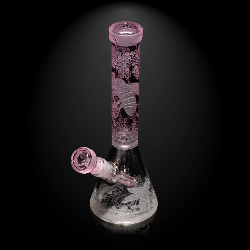 Mini Apiary 11" Beaker Pink