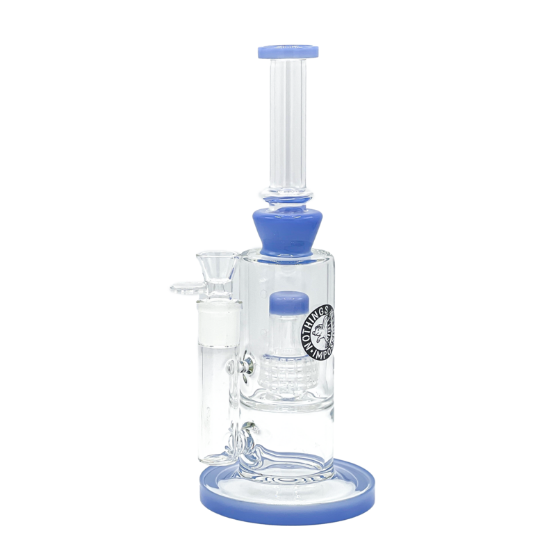 12&quot; Thick Base Straight Bong w/ Matrix Perc