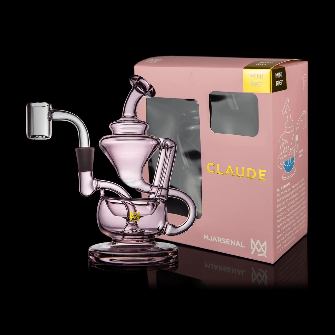 PINK CLAUDE MINI RIG  (Rosewood)