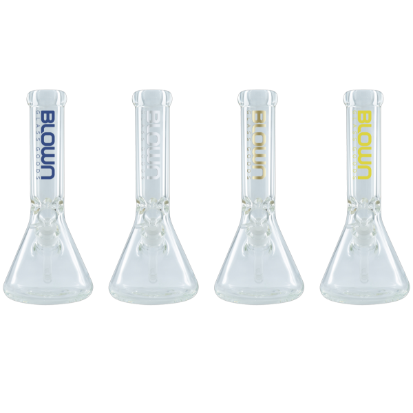 BLOWN Glass Goods 9mm Thick Beaker Waterpipe