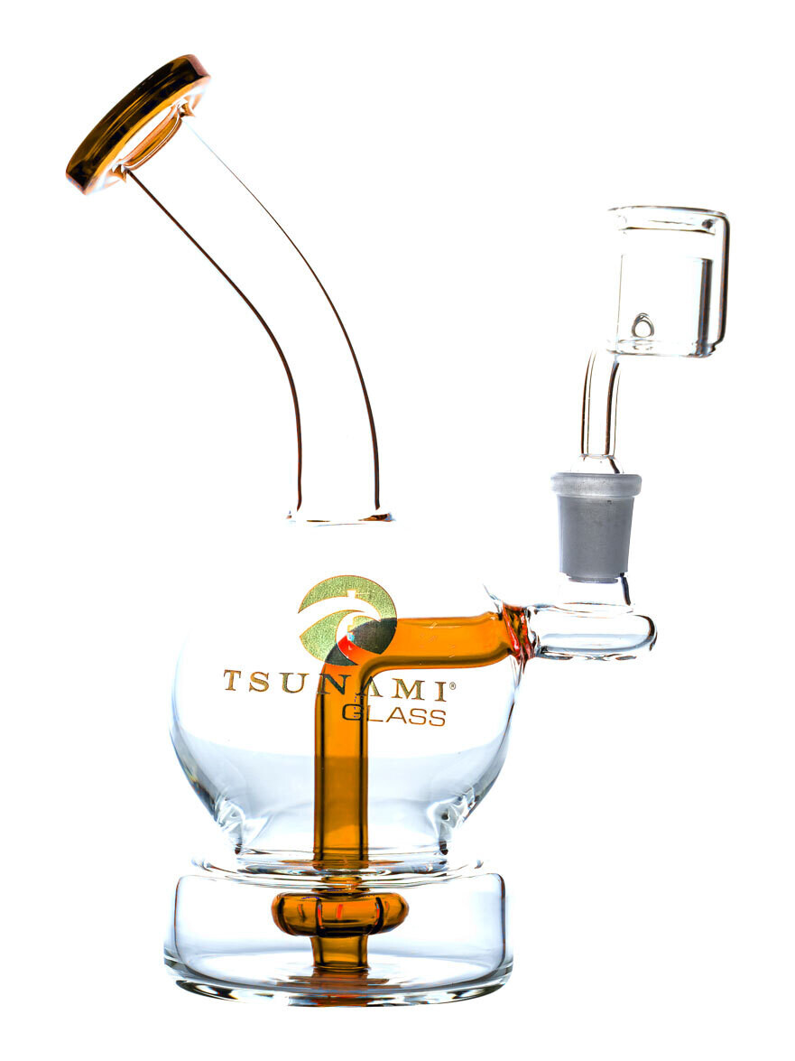 7" Shower Head Rig - Amber