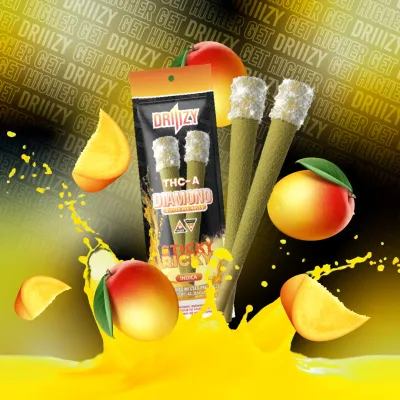 Driiizy THC-A Diamond Dipped Pre-rolls