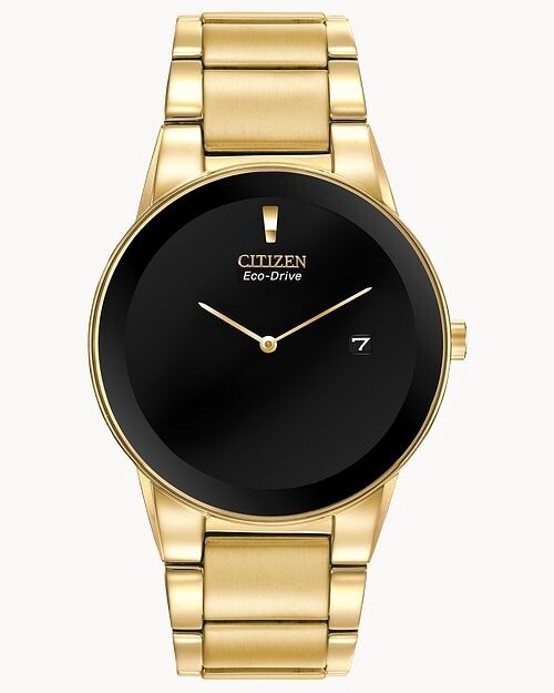 Axiom Gold Band Black Dial