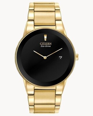 Axiom Gold Band Black Dial