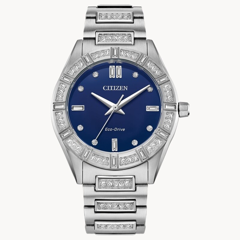 Silhouette Crystal Blue Dial