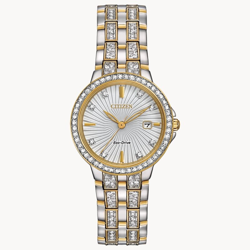 Silhouette Crystal Two-Tone Dial