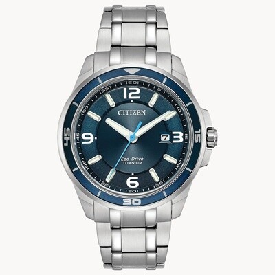 Brycen Titanium Band Cerulean Blue Dial Brycen Titanium Band Cerulean Blue Dial