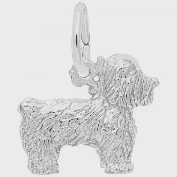SS Bichon Frise Charm 6392