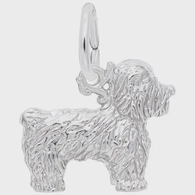 SS Bichon Frise Charm 6392