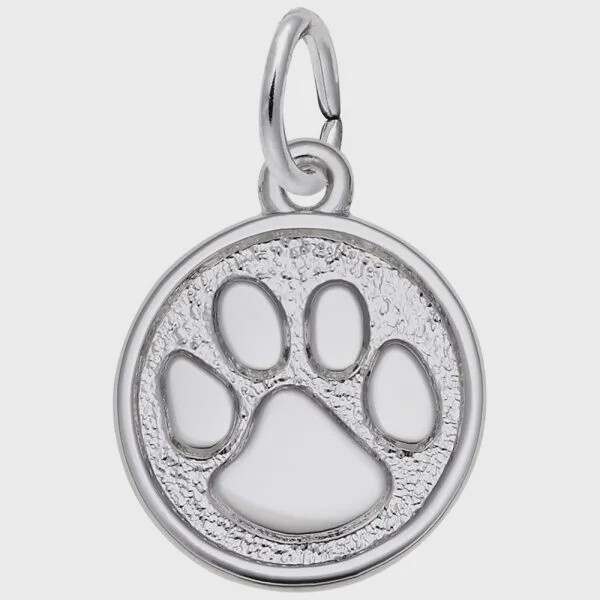 SS Paw Print Charm 5664