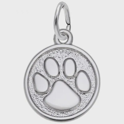SS Paw Print Charm 5664