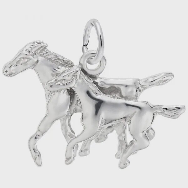 SS Horse and Colt Charm 1861