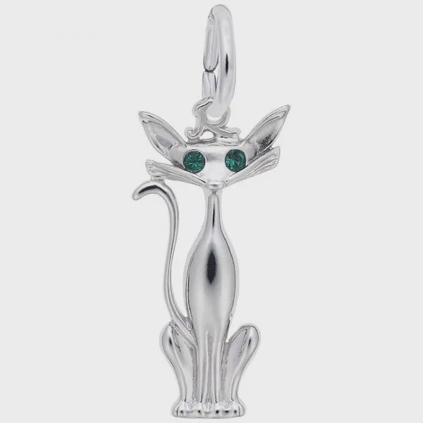 SS Siamese Cat Charm 8224