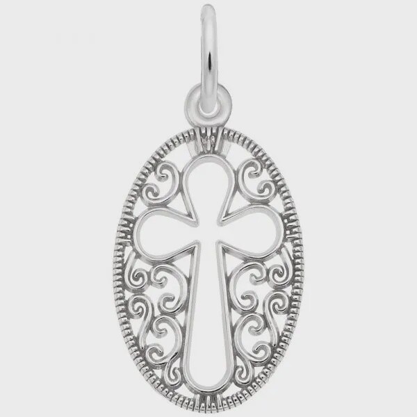 SS Filigree Cross 3677