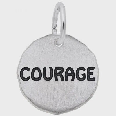 SS Courage Charm Tag 1630 SS Courage Charm Tag 1630