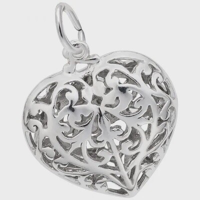 SS Filigree Heart 3618