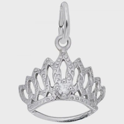 SS Tiara With Birthstone April 1548