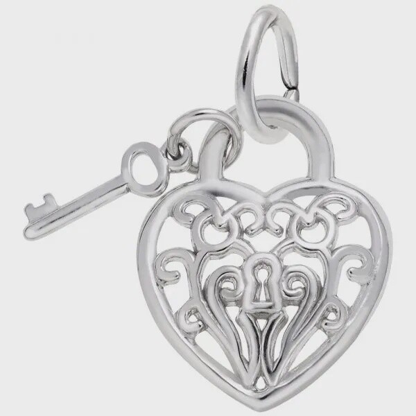 SS Heart with Key 2D 8364