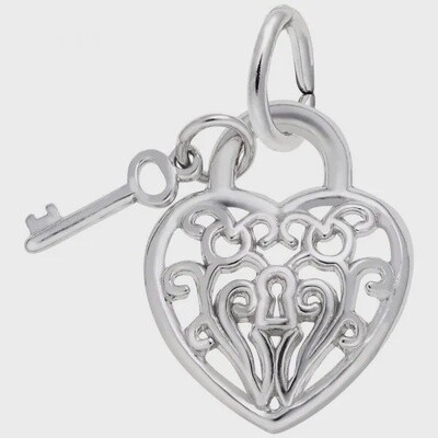 SS Heart with Key 2D 8364