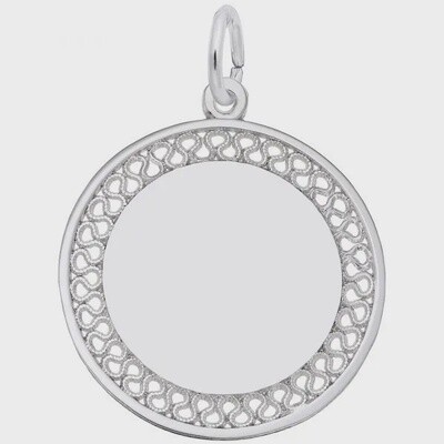 SS Filigree Disc 8467
