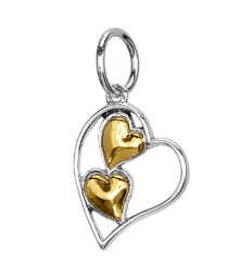 Heartkeep Charm - 2 Heart