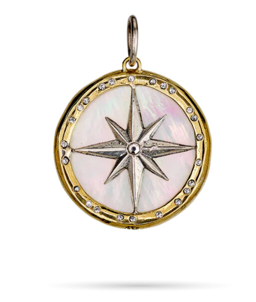 Rose Of The Winds Compass Pendant