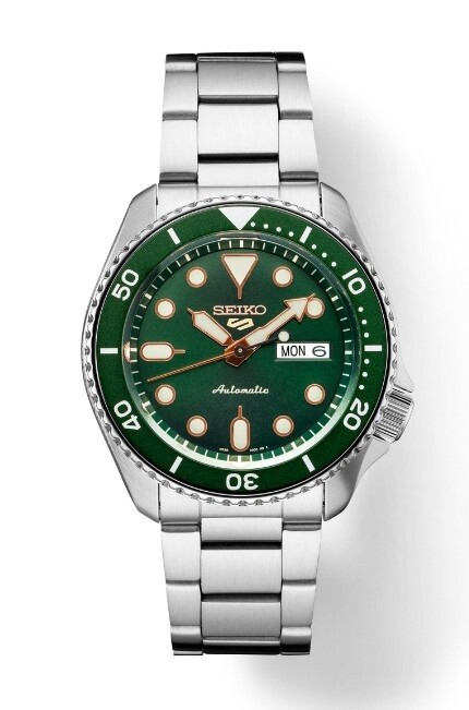 Seiko 5 Sports SS Automatic Green Dial