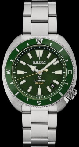 Prospex SS Green Dial Lnd