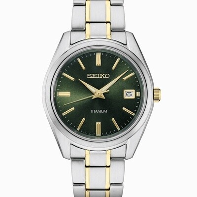 Essentials TT TI Analog Green Dial