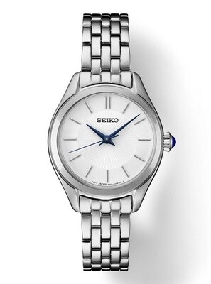 Essentials SS Quartz White Dial