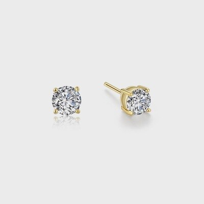 SS GP .50ctw Sim Dia 4Prong RD Studs