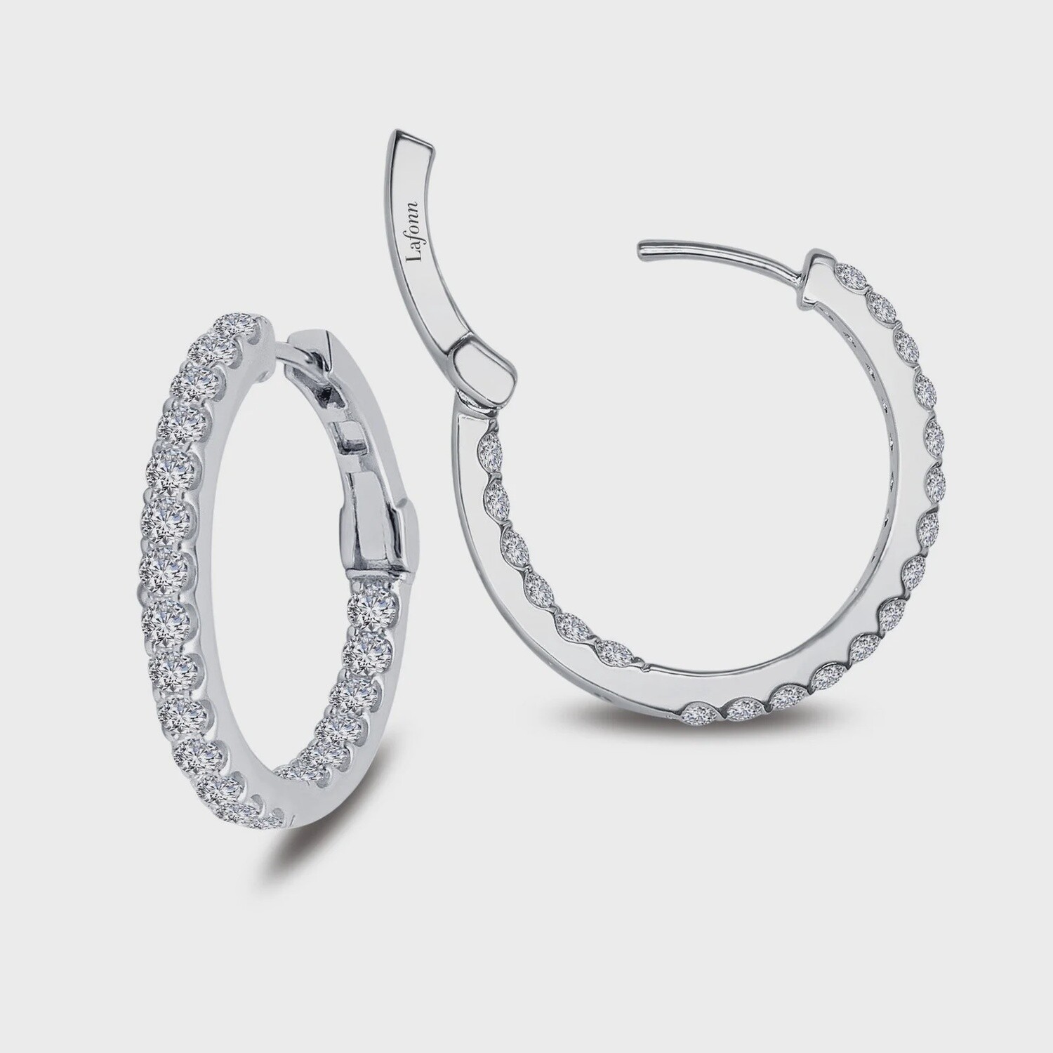 SS PT 1.6 CTTW Sim Dia Inside Out Hoops