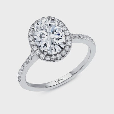 SS PT 2.26cttw Sim Dia Oval Wedding Size 7