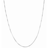 Silver 1.1mm Classic Box Chain, Chain Length: 18 Inch