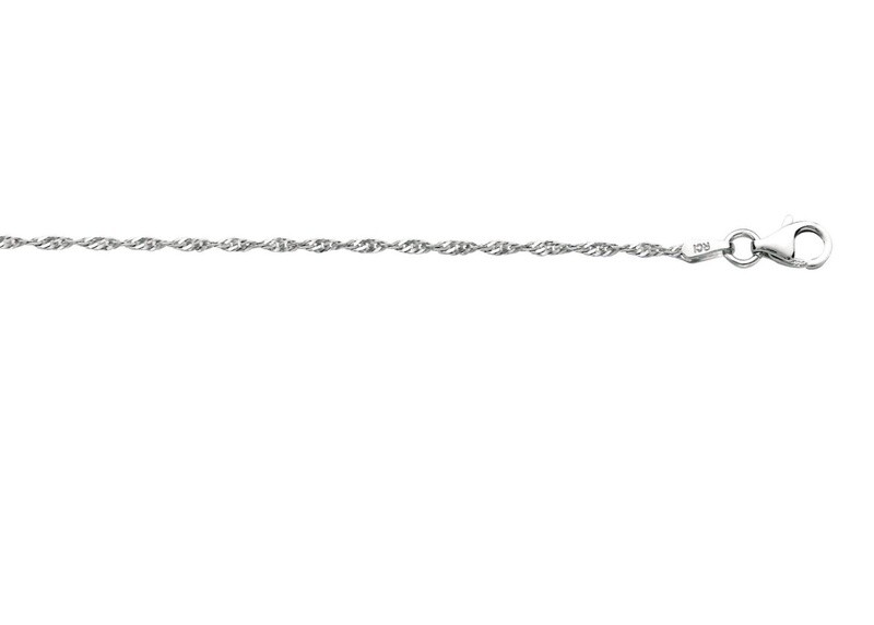 Silver 1.5MM Singapore Chain