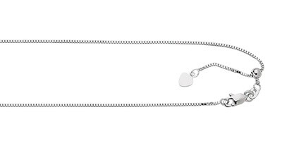 SS .79mm Adjustable Box Chain