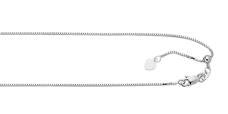 SS .79mm Adjustable Box Chain