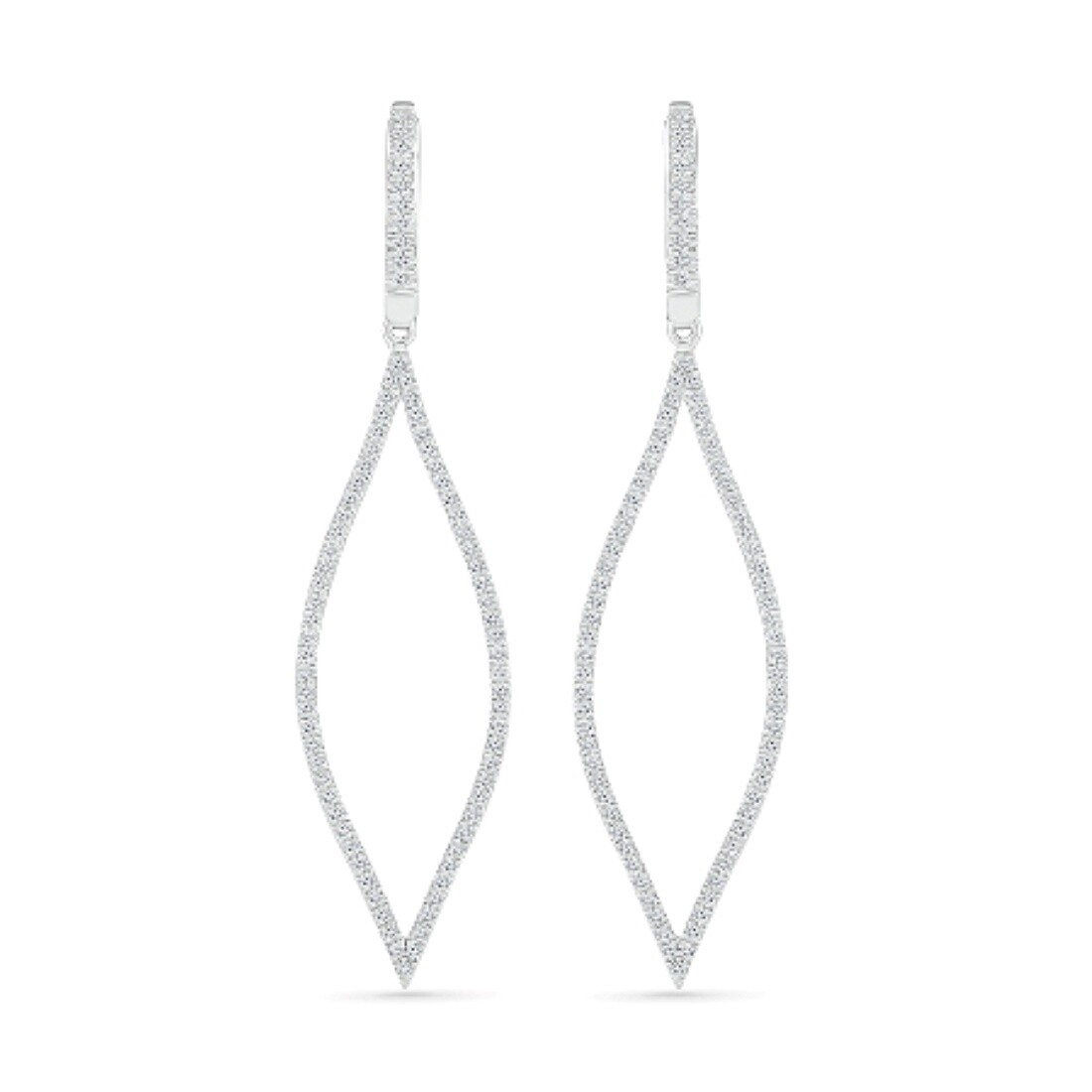 10k WG 0.60 cttw Earrings