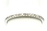 14K WG .10CT Diamond Wedding Band Sz 6.5