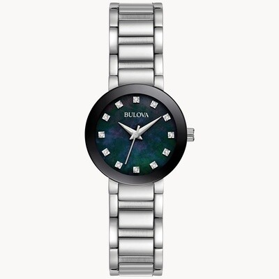 Bulova Ladies Watch with Diamonds & Mother-of-Pearl Dial